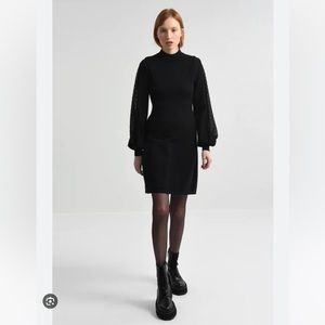 NWT Molly Bracken Knit Little Black Dress